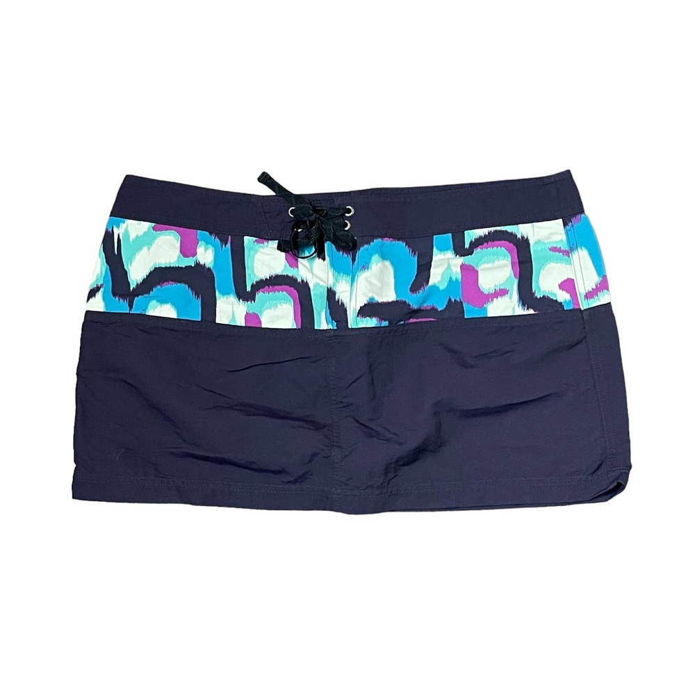 Patagonia Plus Size Board Skirtie Mini Skirt‎ Drawstring Surf Swim Women 14